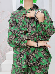 Green Cambric 2 Piece Stitched - ALP-2PS-LKS-1087