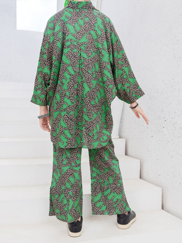 Green Cambric 2 Piece Stitched - ALP-2PS-LKS-1087