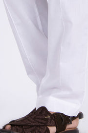 White Cotton Men Trouser - AL-MTR-008-R23