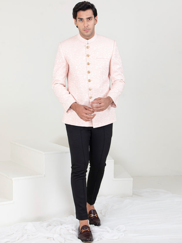 Pink Blended Prince Coat - AL-PCS-059