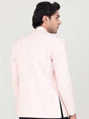 Pink Blended Prince Coat - AL-PCS-059