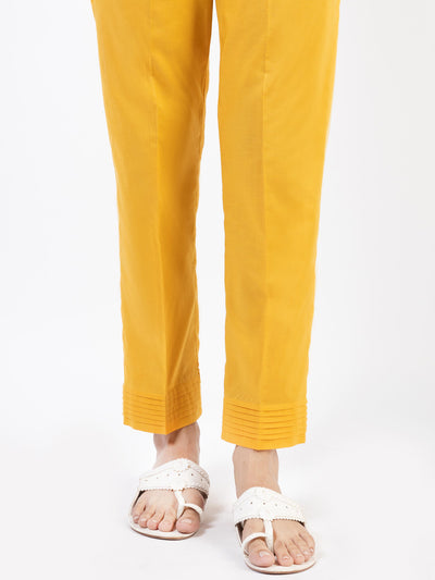 Yellow Lawn Trousers - AL-T-676