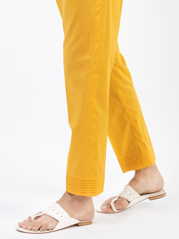 Yellow Lawn Trousers - AL-T-676