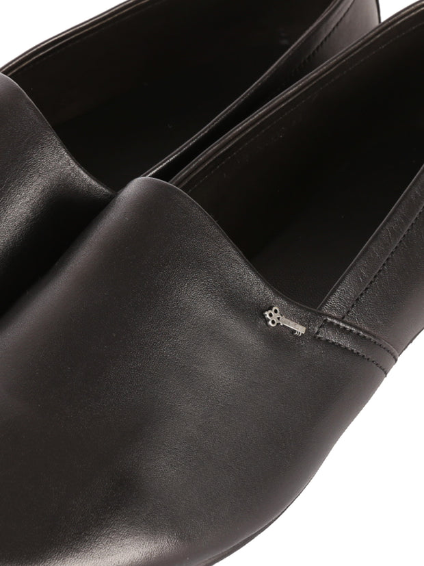 Black Leather Slip-On - AL-MSHO-002-20