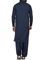 Blue Cotton Kameez Shalwar - AL-KS-2386