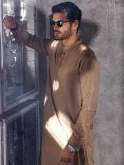 Khaki Kameez Shalwar - AL-KS-2711