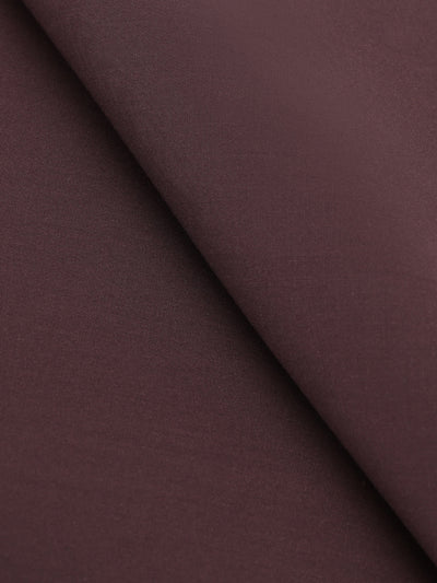 Chocolate Brown Blended Unstitched Fabric - Johar-854D