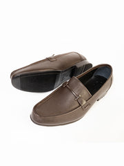 Brown Leather Shoes - AL-MSHO-035