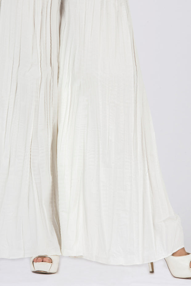 White Dyed Women Trouser - AL-T-287A
