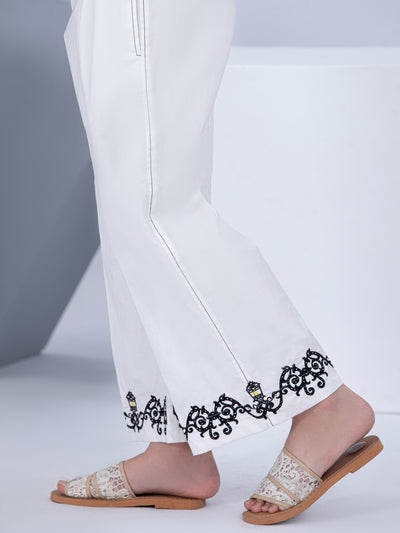 White Cambric Girl Trouser - ALT-T-1019