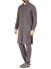 Grey Blended Kameez Shalwar - AL-KS-2442