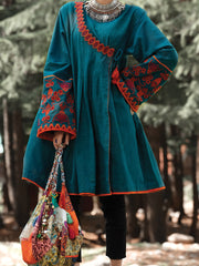Turquoise Khaddar Tunic - LK-241